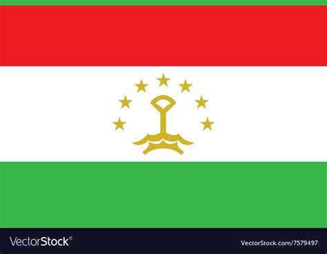 Flag of Tajikistan Royalty Free Vector Image - VectorStock