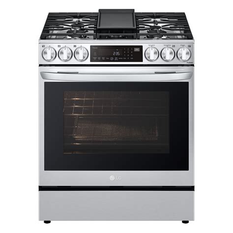 LG Fingerprint-Resistant Single Oven Gas Ranges at Lowes.com