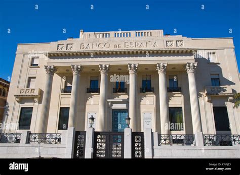 Banco de Espana the Bank of Spain bulding Malaga Andalusia Spain Europe ...