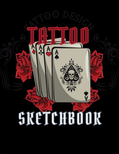 Tattoo SketchBook: Tattoo Design and Sketchbook, Gift for Tattoo ...