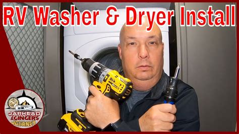 Our Complete Splendide RV Washer Dryer Install / Jarhead & Ginger's ...