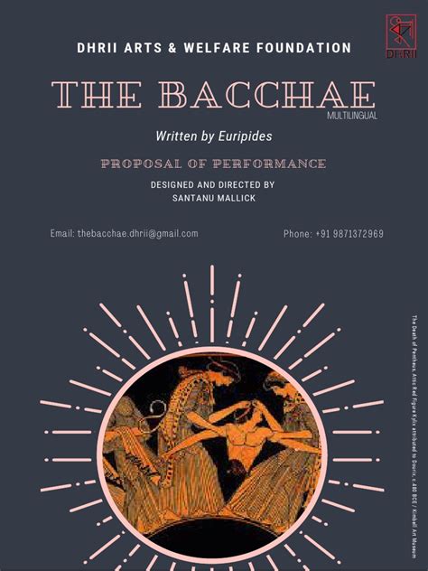 Bacchae Detail | PDF | Dionysus | Greek Mythology