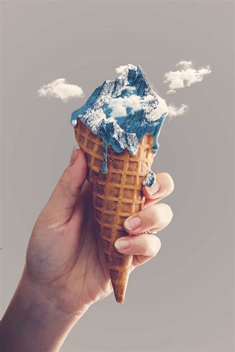 Ice Cream, Mountain, Cloud, Cone, Wallpaper, Android, - Ice Cream ...