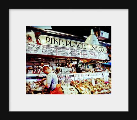 Pike Place Fish Market Photo Pike Place Market Print Seattle ...