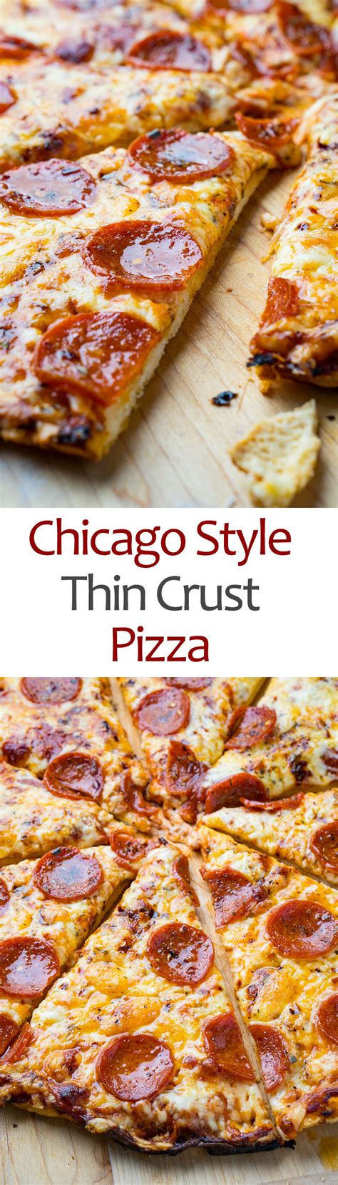 Chicago Style Thin Crust Pizza - Closet Cooking