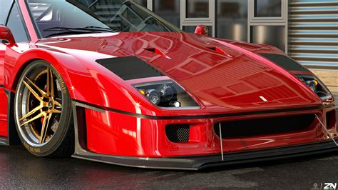 Ferrari F40 - custom kit on Behance