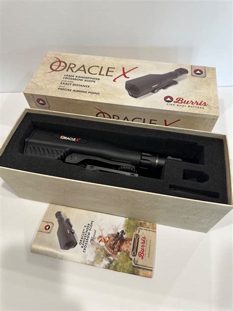 Burris Oracle X Crossbow Rangefinding Scope 2-7X | eBay