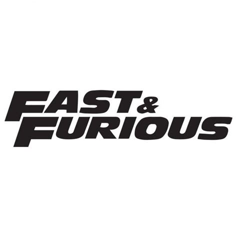 Fast And Furious Decal Sticker – Decalfly