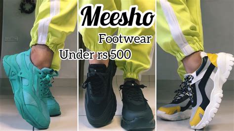 Meesho Shoes Haul / Under rs 500 / Meesho Causal Sports Shoes / Meesho Footwear Haul - YouTube