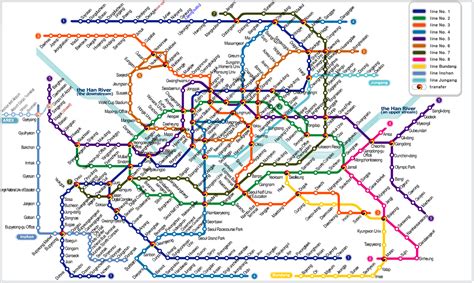 Seoul Rail Map