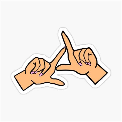 "delta zeta hand sign" Sticker for Sale by kpmatheny | Redbubble