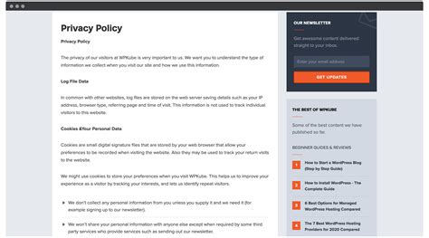 How to Create a Privacy Policy for Your WordPress Website (3 Methods)