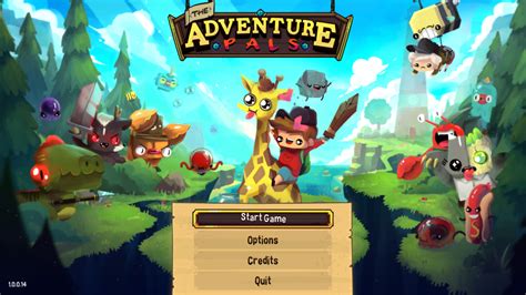 Main menu - The Adventure Pals | Interface In Game | 2d game art, Games, Future games