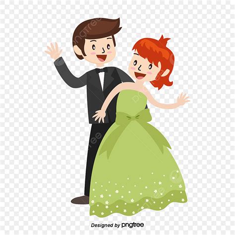 Romantic Couple Wedding Vector Art PNG, Romantic Couple Wedding Dancing ...