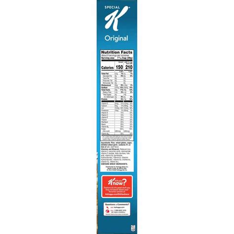 Special K Nutrition Facts Label | Besto Blog