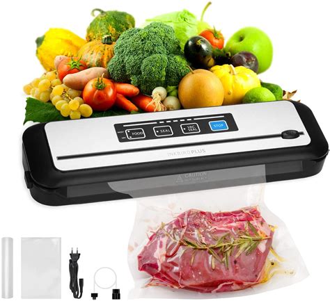 Buy Inkbird Vacuum Sealer Machine Sous Vide Sealer Packer, Vacuum Sealing Machine, Built-in ...