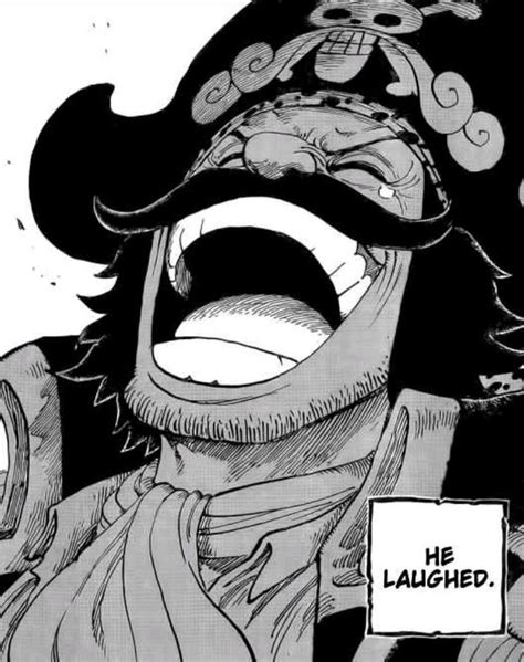 One Piece - Roger Laughs | One piece tattoos, Manga anime one piece ...