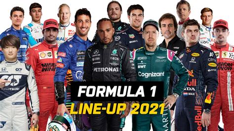 Formula 1 Driver Line-Up 2021 | F1 Drivers 2021 | Crash F1 - YouTube