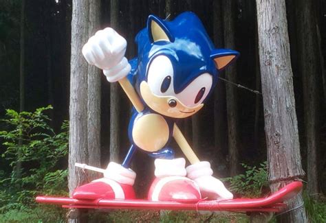 The Sonic Statue in the Japanese Mountains Has Finally Been Restored! | Sonic HQ