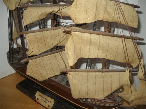 Wooden Ship Model Spanish Frigate XVI 16th Century 3 Mast 18 - Etsy