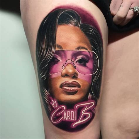 Cardi B And Her Incredible Tattoo Artist