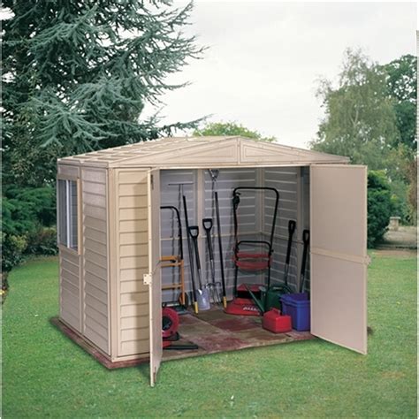 8 X 10 Select Duramax Plastic Pvc Shed With Steel Frame (3.04m X 2.43m) | ShedsFirst