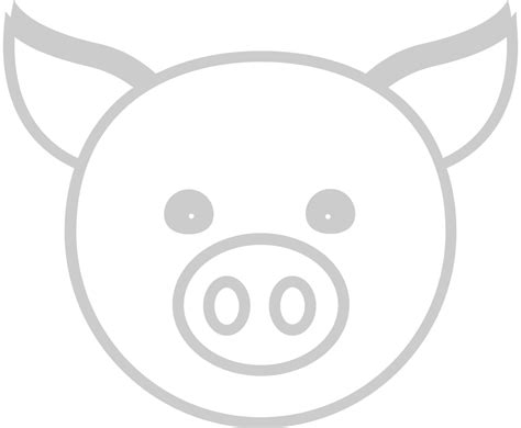 Farm animal pig 36665497 Vector Art at Vecteezy