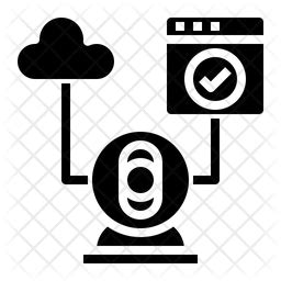 Ip Camera Icon - Download in Glyph Style