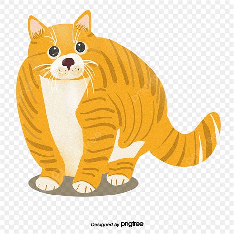 Overweight Cartoon Clipart Cats