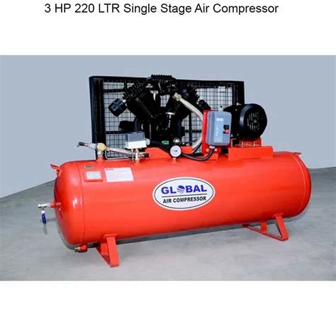 3 HP 220 LTR Single Stage Air Compressor at Rs 42000 | Pune | ID ...