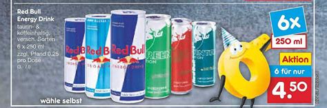 Red Bull Energy Drink Angebot bei Netto Marken-Discount - 1Prospekte.de