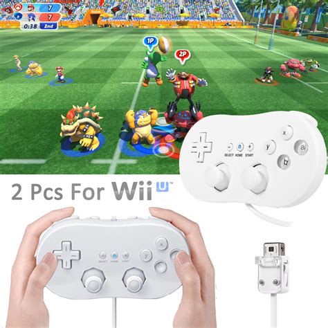 2x / 1x Classic Controller Pro Game Gamepad For Wii / Wii U Remote | eBay