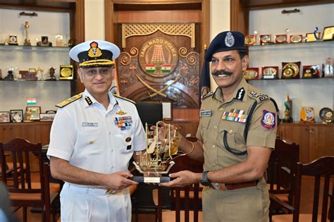 MAIDEN VISIT OF COMMANDER EASTERN SEABOARD OF INDIAN COAST GUARD TO ...