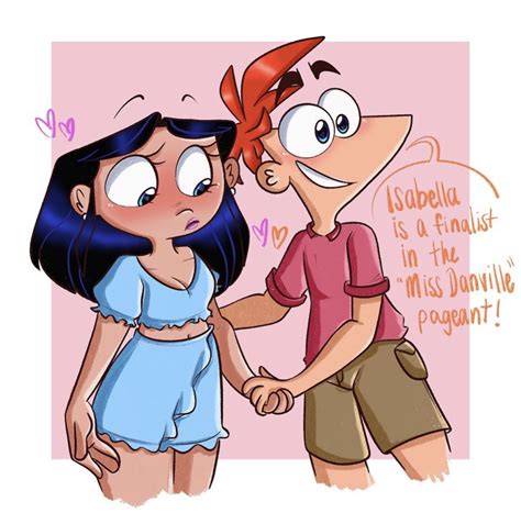 Cr:@carlybella_ | Phineas and isabella, Phineas and ferb memes, Phineas ...