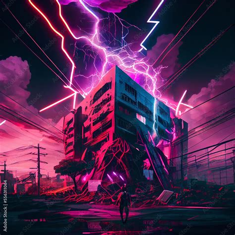 Synthwave Music Album Cover Artwork Stock Illustration | Adobe Stock