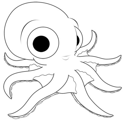 animal-kid.com | Fish drawings, Octopus drawing, Fish cartoon drawing