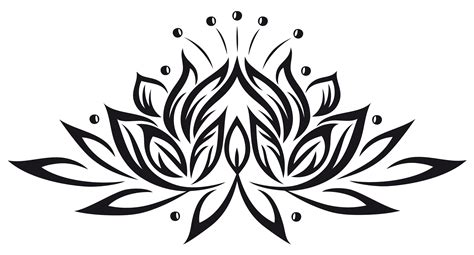 Tribal Lotus - ClipArt Best