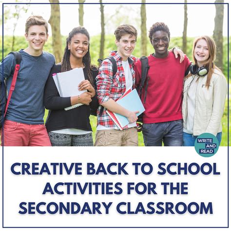 Creative Back to School Activities for the Secondary Classroom