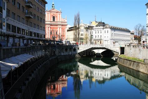 Ljubljana - river stock photo. Image of outdoor, travel - 22596598