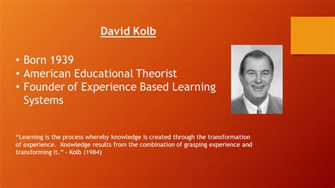 Who is David Kolb? Kolb became interested in academic cultures during his time as a… | Learning ...