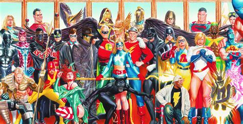 [Artwork] Justice Society of America #25 (2007) by Alex Ross : r/DCcomics