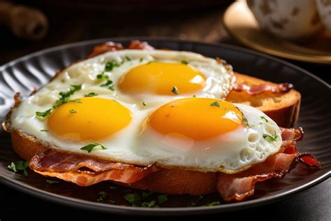 Grilled bacons fried eggs grilled | Free Photo - rawpixel