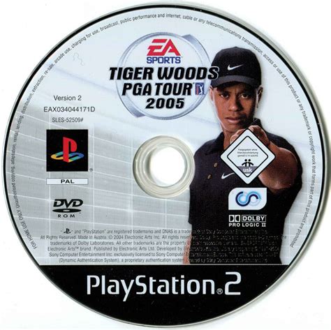 Tiger Woods PGA Tour 2005 (2004) PlayStation 2 box cover art - MobyGames