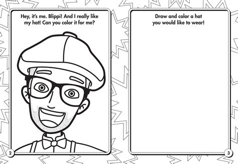 Blippi Coloring Book Printable Coloring Pages