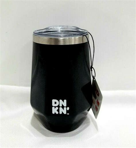 Dunkin' Donuts Single Serve 12 oz Insulated Travel Tumbler Stainless ...