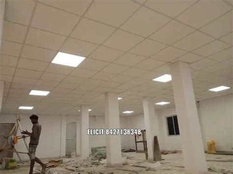 10 Fibreglass False Ceiling 2x2 Grid Tiles, 8 mm at Rs 75/square feet in Gorakhpur | ID: 27087699530