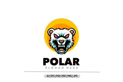 Polar Mascot Logo Design Graphic by Bayuktx · Creative Fabrica