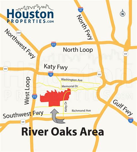 River Oaks Houston Map | Two New River Oaks Neighborhood Maps | Houston map, Houston real estate ...