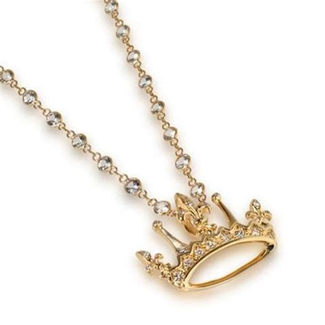 Diamond Crown Necklace | Unique Gothic Design - Catherine Angiel