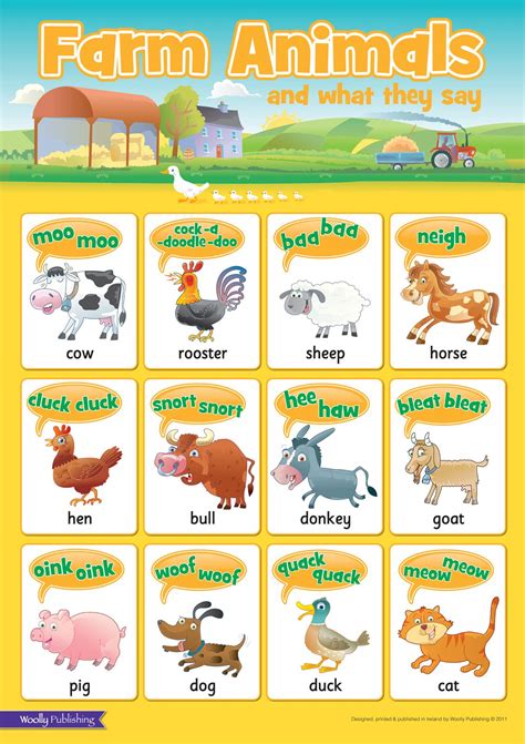 Animals And Their Sounds Worksheet